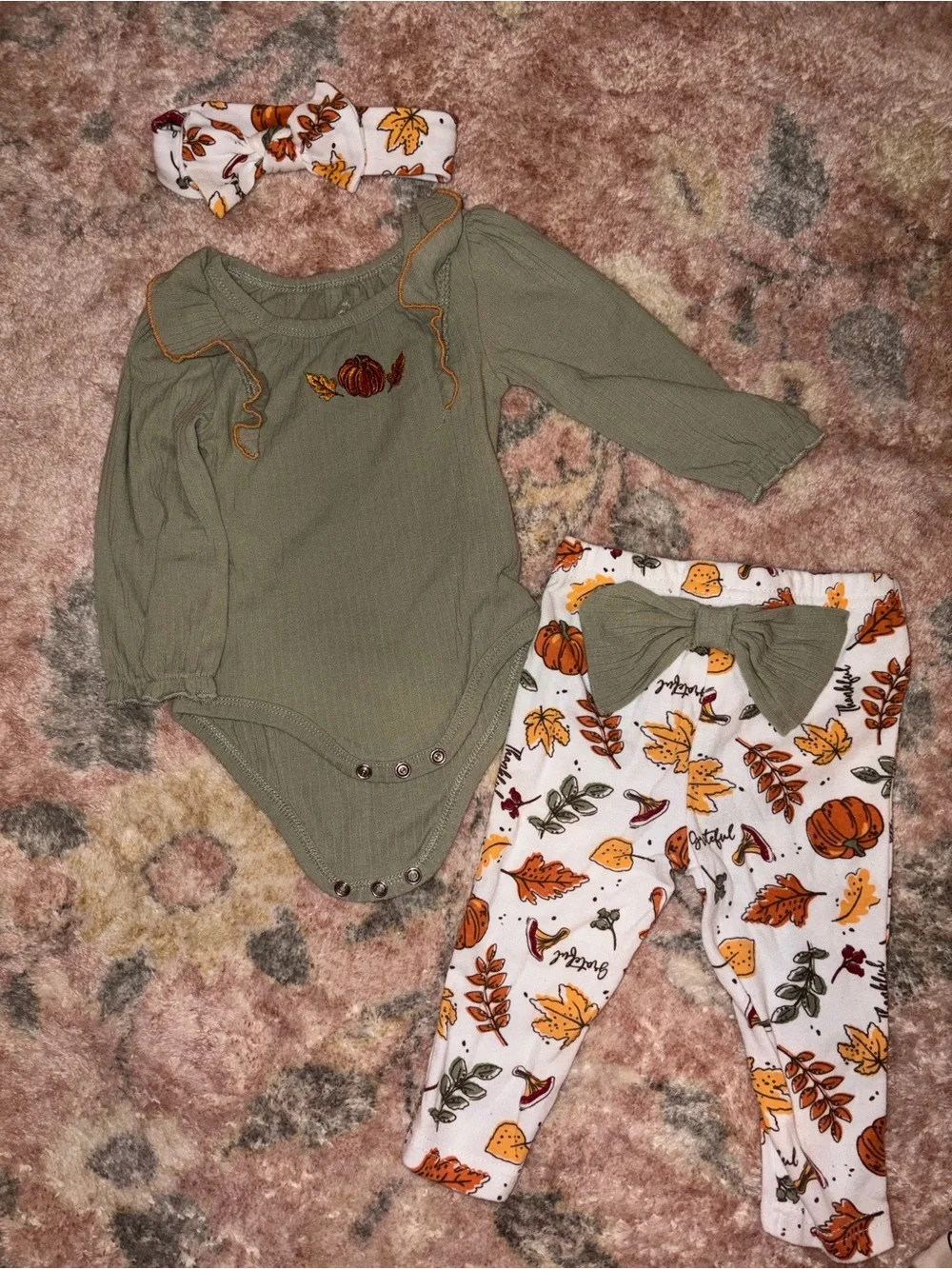 FALL BUNDLE! Baby Halloween & Fall Onesie Set - Pumpkin, Ghost & Plaid Prints